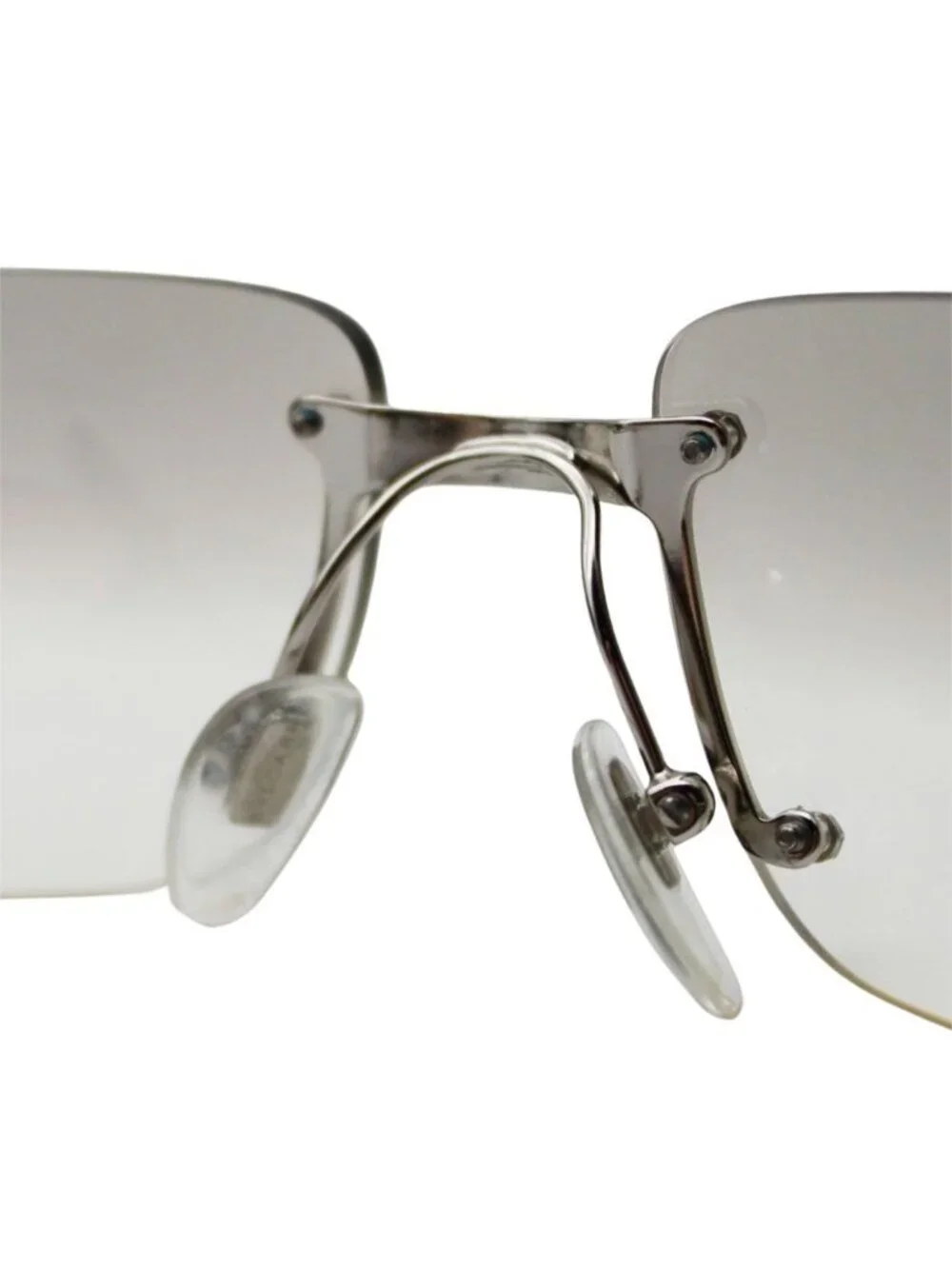 Bvlgari Sunglasses Gray 626 Clear Skeleton Eyewear